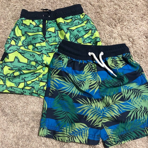 Lands' End Other - Set 2 Boys Swim Trunks Bathing Suit Board Shorts